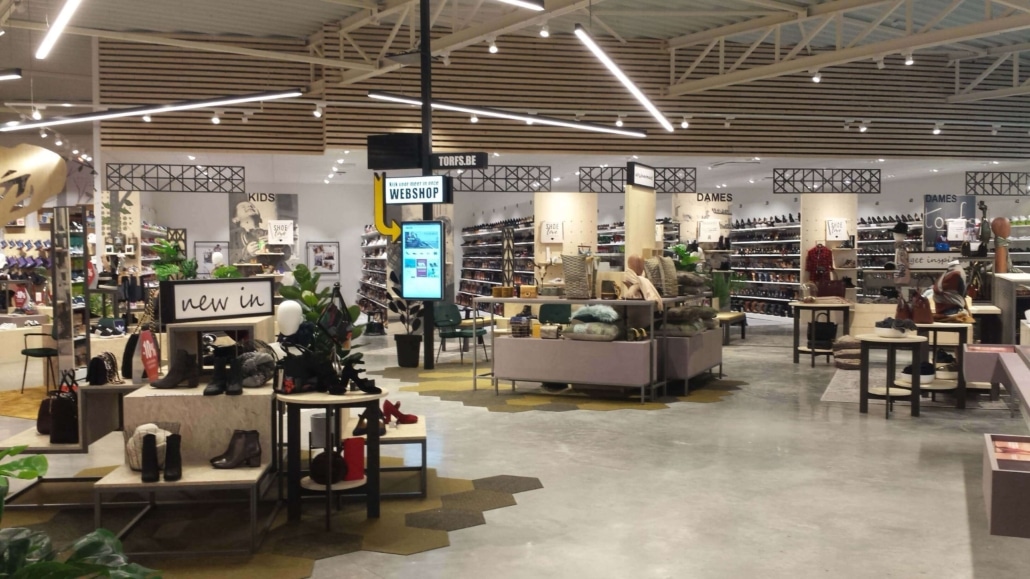 overzicht schoenenwinkel