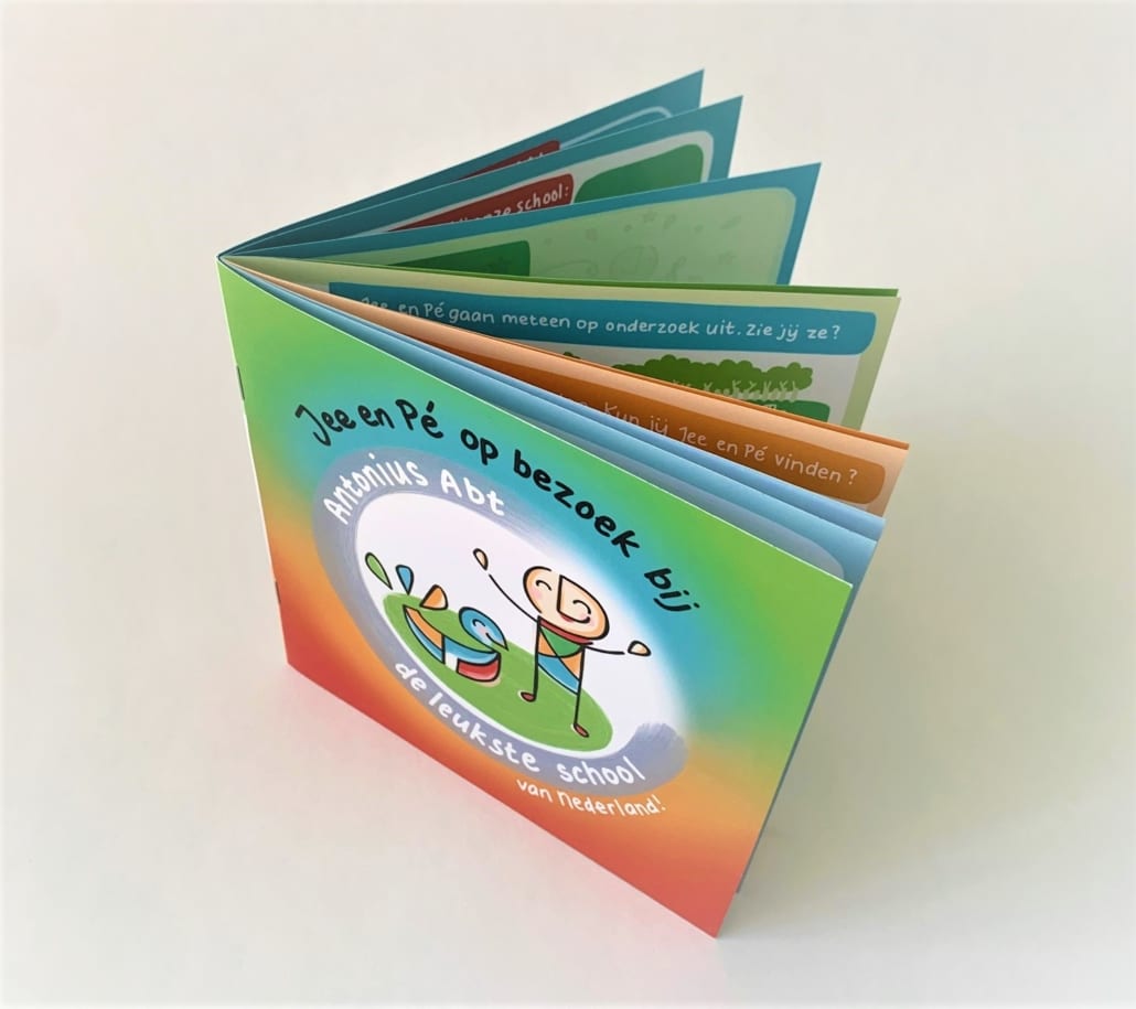 Jee en Pee op bezoek bij Antonius Abt promotieboekje