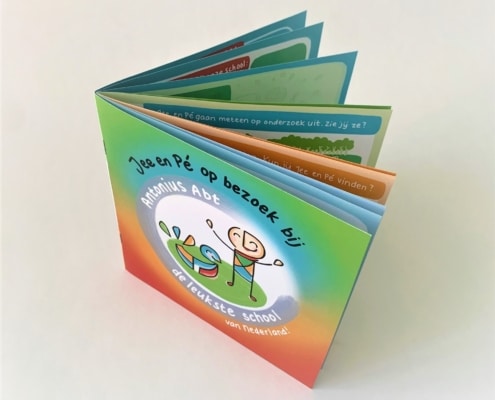 Jee en Pee op bezoek bij Antonius Abt promotieboekje