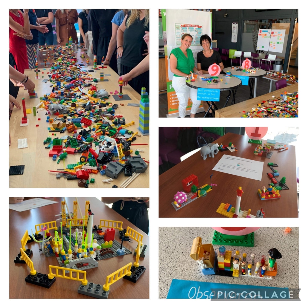 Lego Serious Play collage workshop Jenaplanschool Antonius Abt