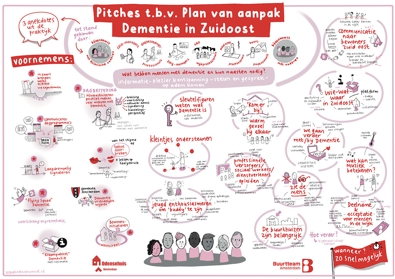 Pitches tbv plan van aanpak Dementie in Zuidoost